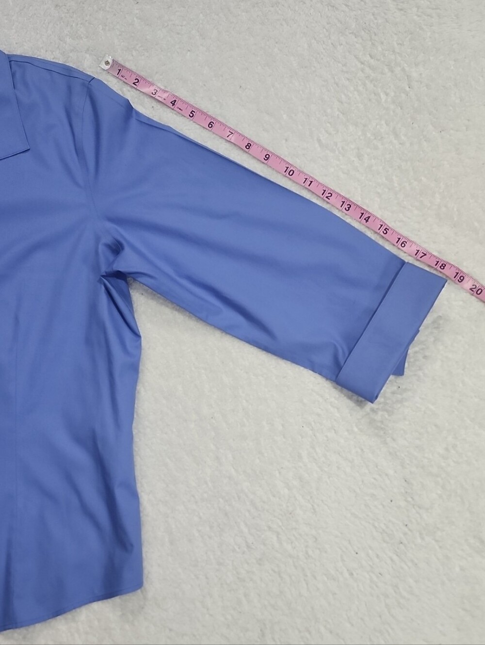 Chico's Non Iron Effortless Cotton Cordova 3/4 Sleeve Shirt New With Tags - Picture 5 of 9